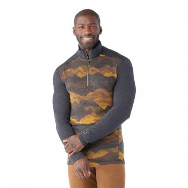 Smartwool Mens Classic Thermal Merino Base Layer 1/4 Zip