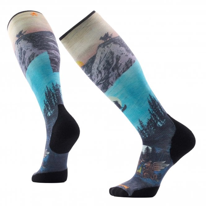 Smartwool  Ski Winter Phase Print Over the Calf Socks