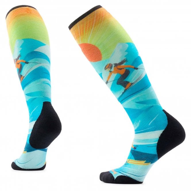 Smartwool  Womens Ski Steep Days Print OTC Socks