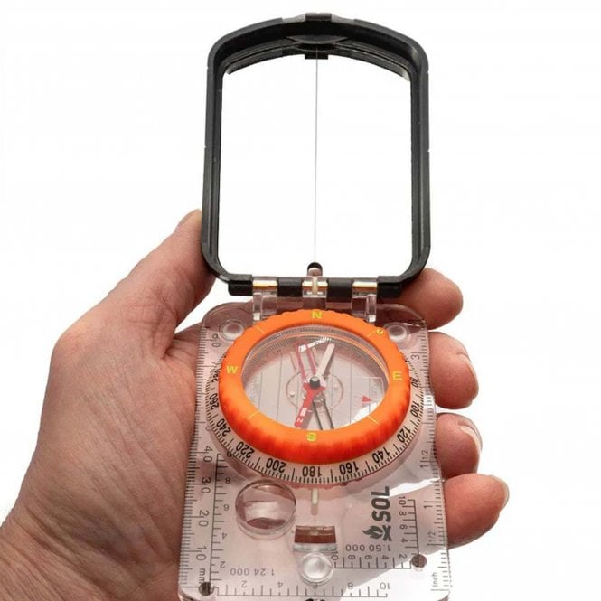 Sol  Sighting Compass With Mirror