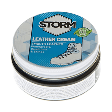 Storm Rub on Leather Cream Brown