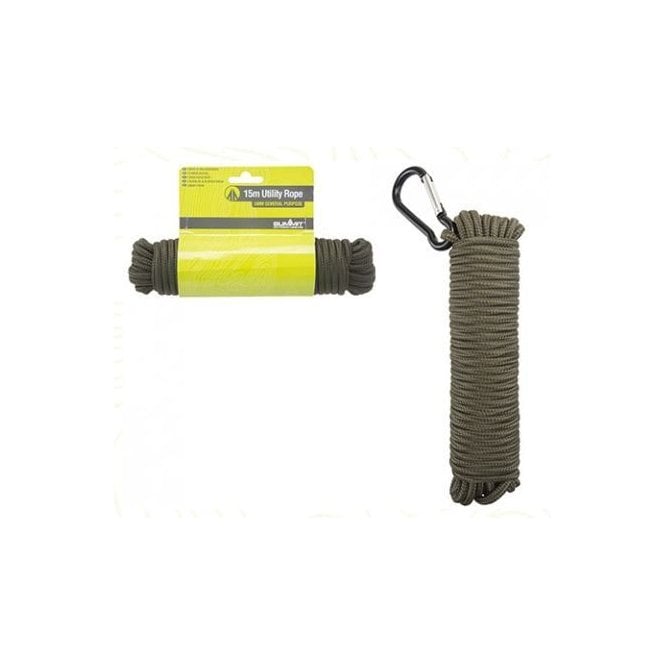 Summit  15 Metre x 5mm Utility Rope W/Caribiner