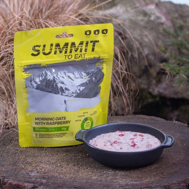 Summit to Eat  Morning Oats with Raspberry