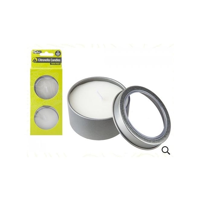 Summit  Twin Pack Citronella Candle Tins