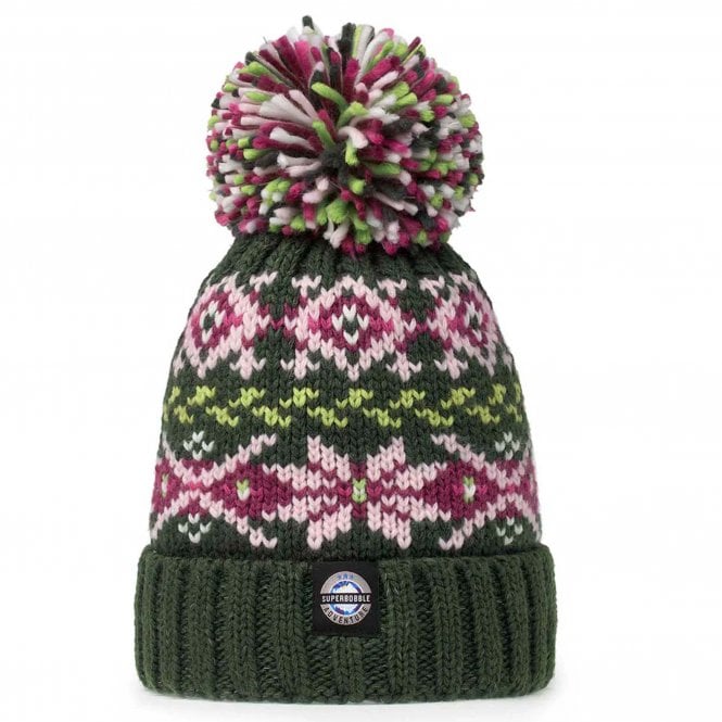 Super Bobble SuperBobble Woodland Nordic Knit Reflective Hat