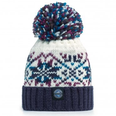 SuperBobble Freya Nordic Knit Reflective Beanie