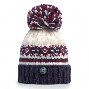 SuperBobble Geyser Fairisle Knit Reflective Beanie