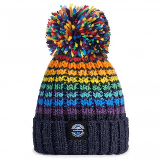 Super Bobble SuperBobble Rainbow Pride Midnight Blue Reflective Beanie