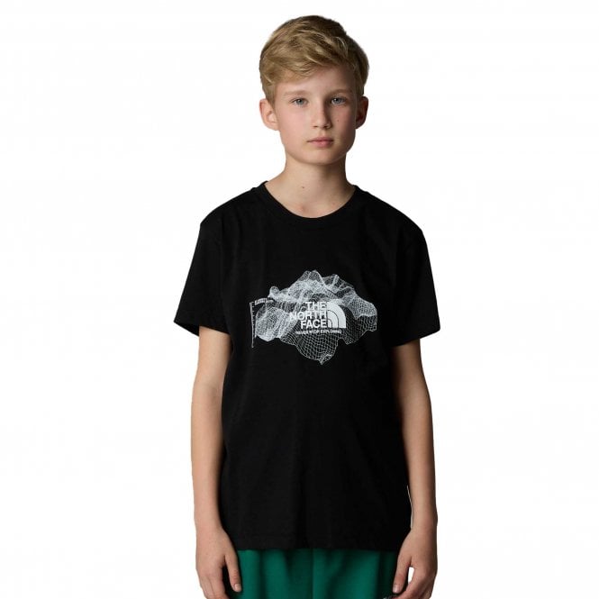 The North Face  Boys Topographic Short Sleeve Tee