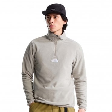 The North Face Glacier 1/4 Zip Embroidered Logo Fleece