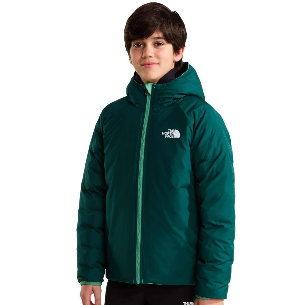 The North Face Boys Kids Perrito Reversible Insulated Jacket : Dimmed Algae Extra Large - Outdoor Action