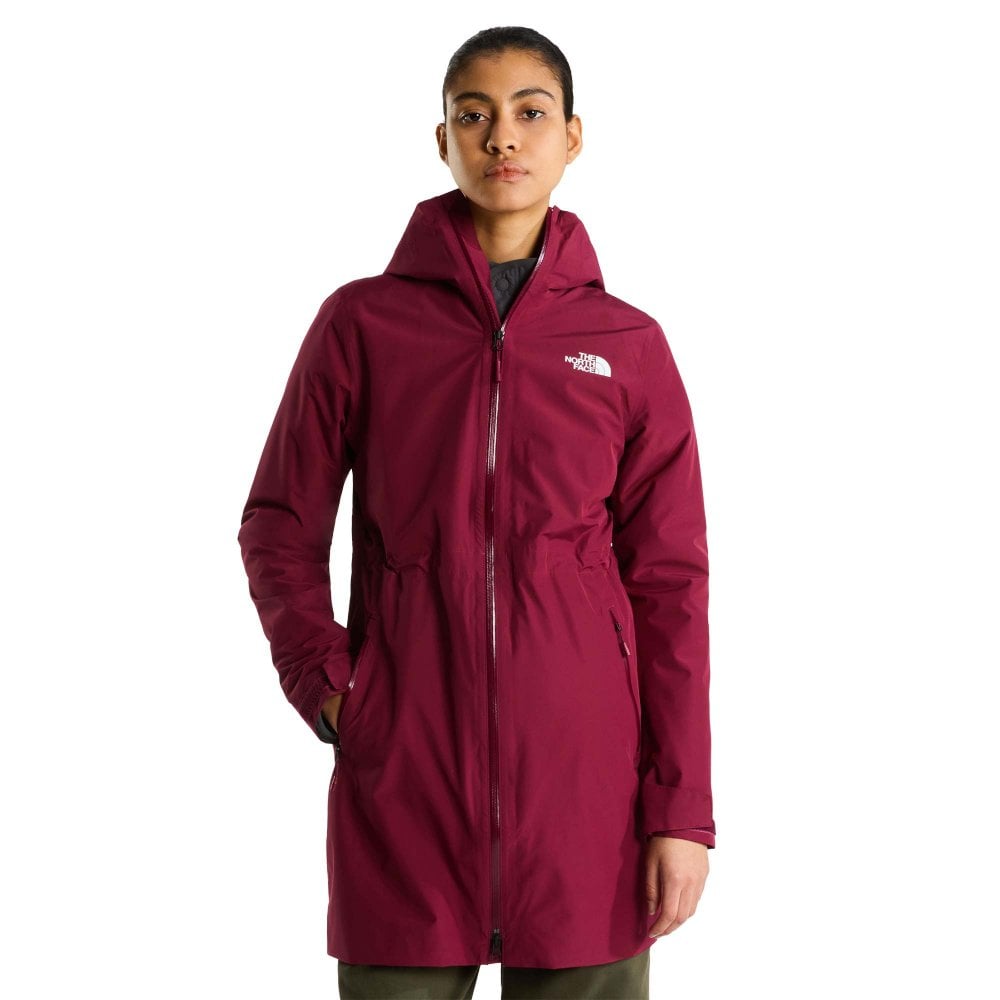 The North Face Women's Hikesteller Dry Parka Jacket: : Burgundy Crush Medium - Outdoor Action