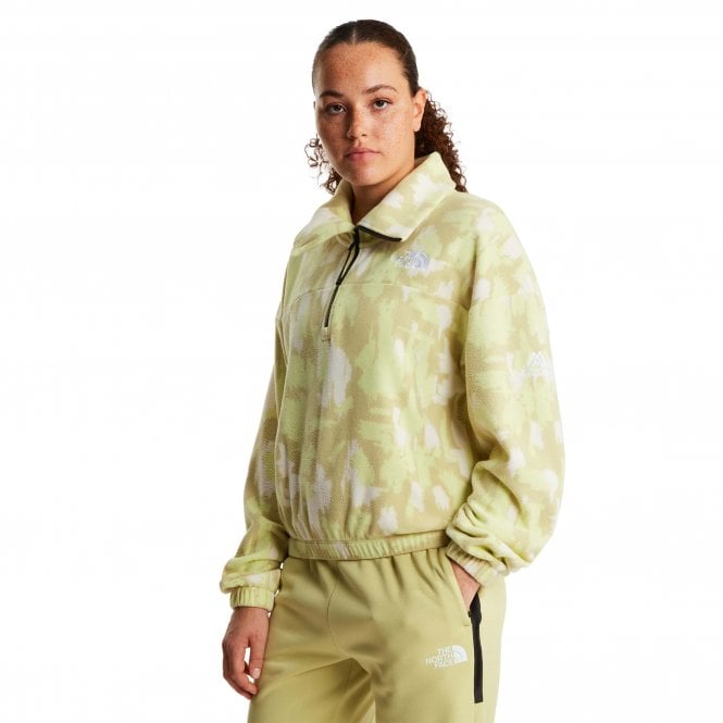 The North Face  Womens Mountain Athletics 1/4 Zip Print Fleece