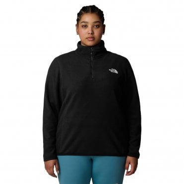 The North Face Womens Plus 100 Glacier 1/4 Zip Fleece