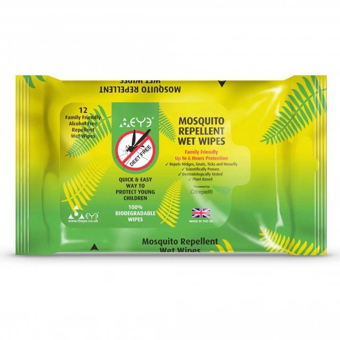 Theye  Mosquito Repellent Wet Wipes - 12 pack