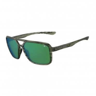 Tifosi Salto Polarized Olive Stripe Emerald Mirror