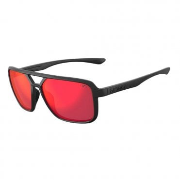 Tifosi Salto Sunglasses - Blackout / Red