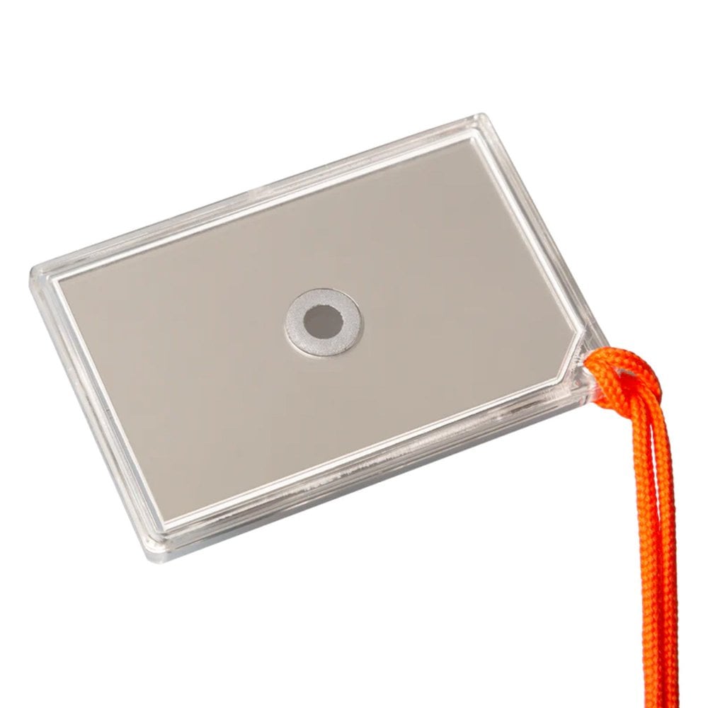 Trekmates Signal Mirror: Colour: Clear 26G - Outdoor Action