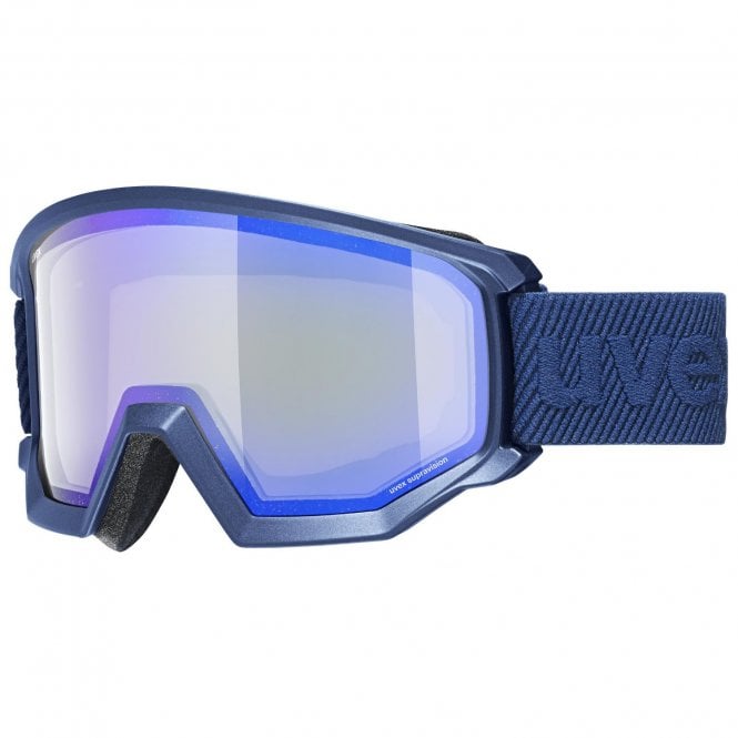 Uvex  Athletic FM Goggle - Navy/Mirror Blue - S2