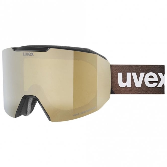 Uvex  Evidnt Attract Ski Goggles - Black / Mirror Copper - S2 (& S1)