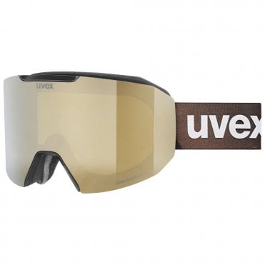 Uvex Evidnt Attract Ski Goggles - Black / Mirror Copper - S2 (& S1)