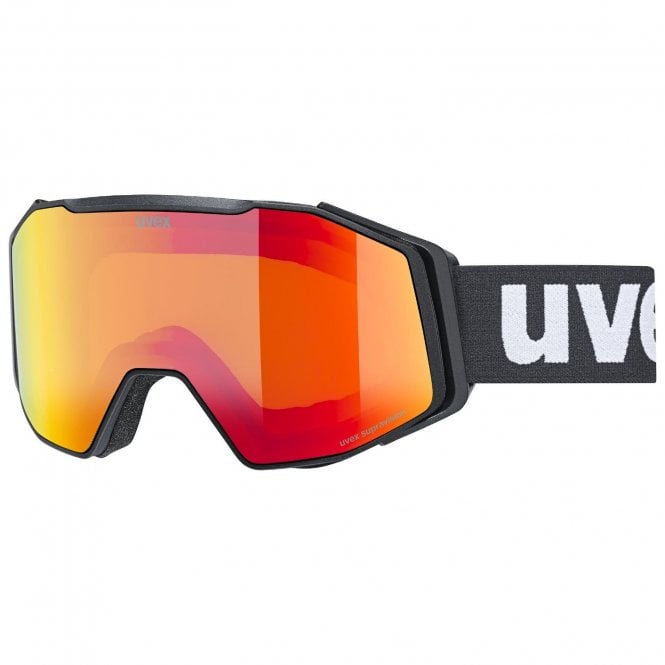 Uvex  Gravity FM Goggle - Black/Mirror Red - S2