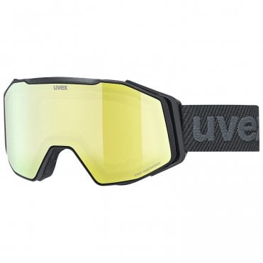 Uvex Gravity FM Goggle - Black/Mirror Yellow - S3