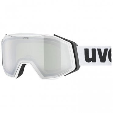 Uvex Gravity FM Goggle - White/Mirror Silver - S2