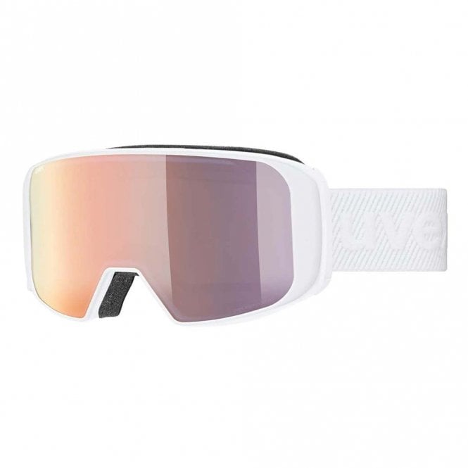 Uvex  Saga Take Off Ski Goggles - White / Rose S1 & S3
