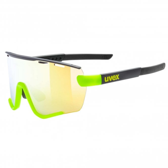 Uvex  Sportstyle 236 Sunglasses Set - Black Yellow Mat