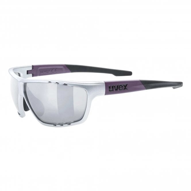 Uvex  Sportstyle 706 Sunglasses - Silver Plum Mat