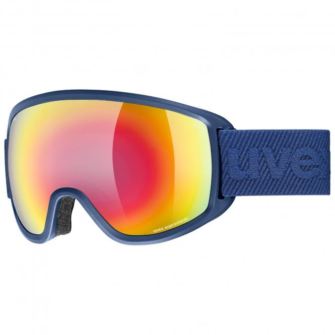 Uvex  Topic FM Goggle - Navy/Mirror Rainbow - S3