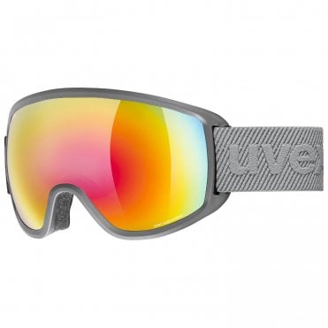 Uvex Topic FM Goggle - Rhino/Mirror Rainbow - S3
