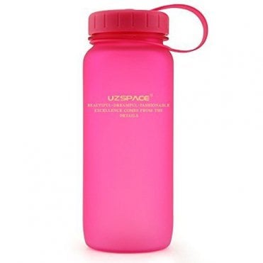 Uzspace Colourful Frosted Screw Cap Waterbottle