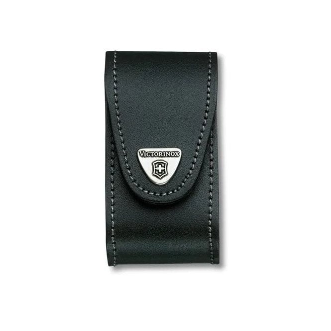 Victorinox  Black 9.4cm Leather Belt Pouch- 405213