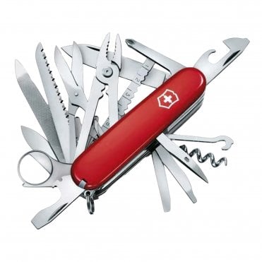 Victorinox Swiss Champ With Case - Red