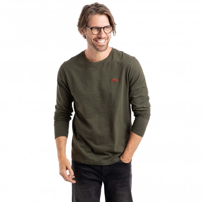 Weird Fish  Fins Organic Branded Long Sleeve Tee
