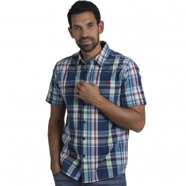 Weird Fish Judd Organic Cotton Short Sleeve Check Shirt