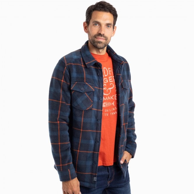 Weird Fish  Tyburn Fleece Check Shacket