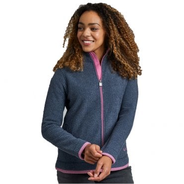 Weird Fish Womens Ariana Eco Full Zip Grid Fleece 