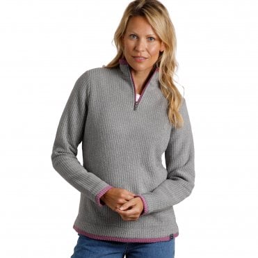 Weird Fish Womens Beye Eco 1/4 Zip Fleece