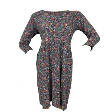 Weird Fish Womens Ellas Organic Cotton Jersey Dress - Sample