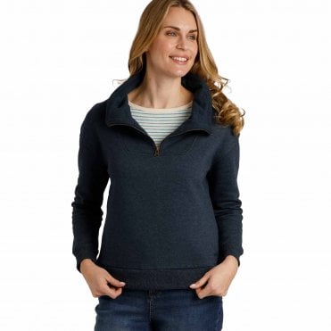 Weird Fish Womens Keyra 1/4 Zip Sweatshirt - Sample