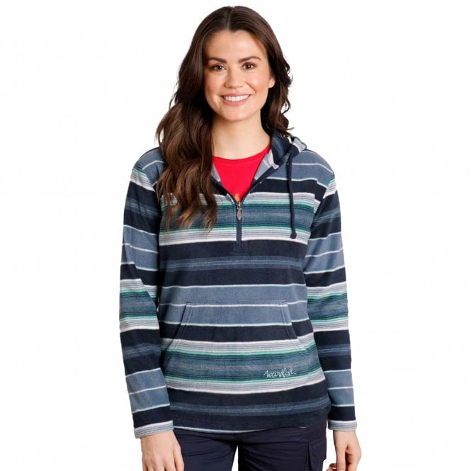 Weird Fish  Womens Lana Half Zip Fleece Hoodie