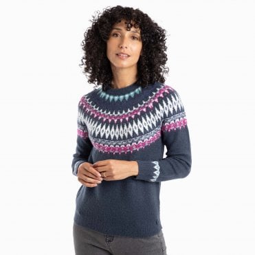 Weird Fish Womens Lowell Fair Isle Eco Jumper