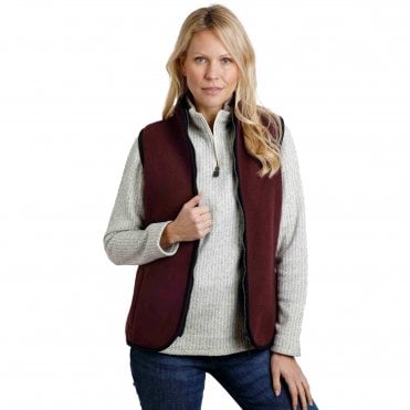 Weird Fish Womens Mikayla Polar Fleece Gilet - Sample