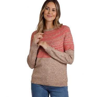 Weird Fish Womens Miska Eco Fair Isle Jumper