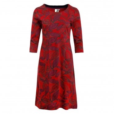 Weird Fish Womens Starshine Organic Cotton Jersey Dress - Sample